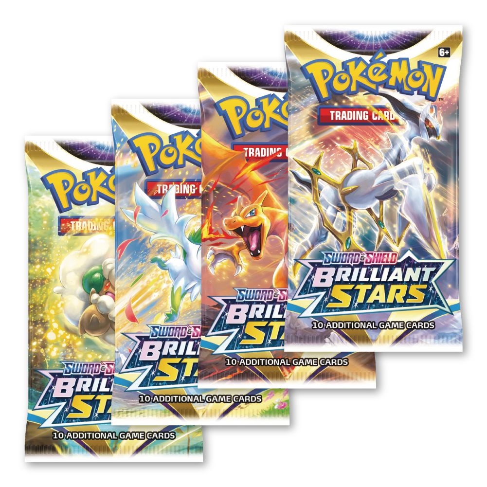 Vier Brilliant Stars Booster Packs