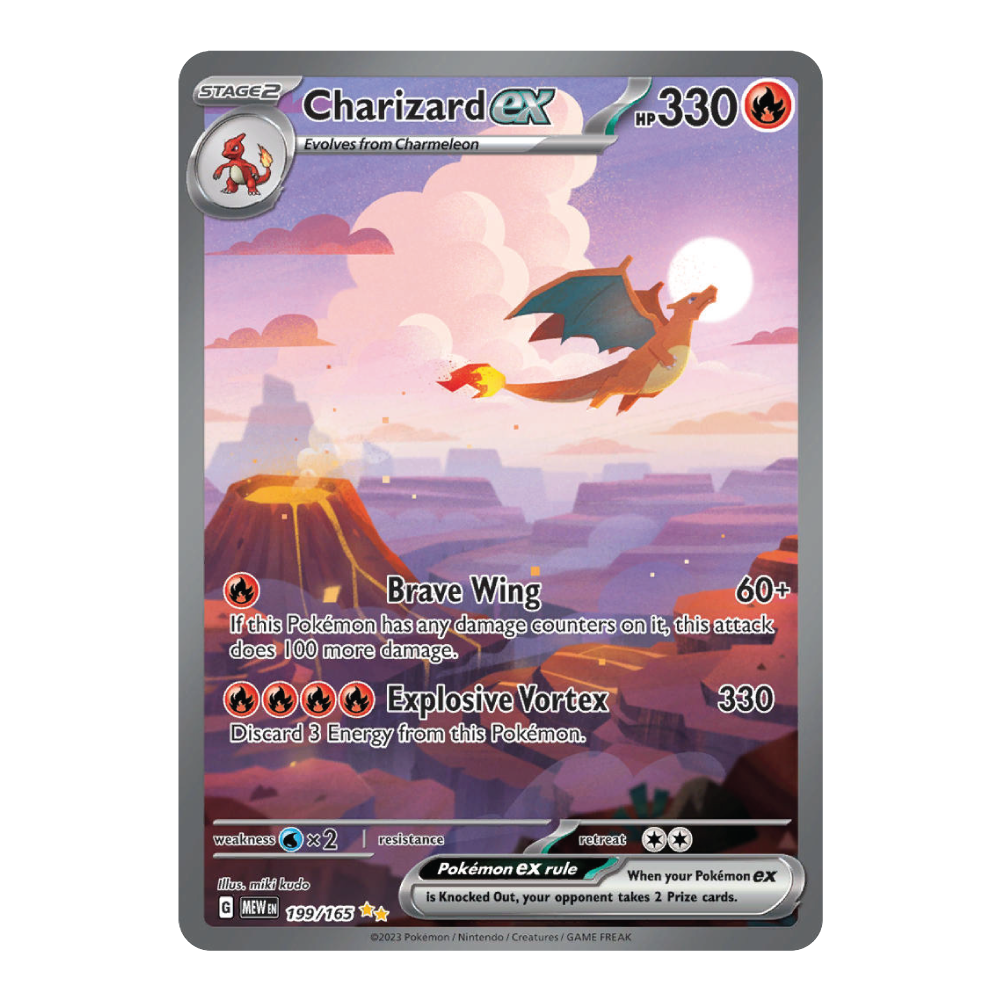 Charizard ex MEW 199/165