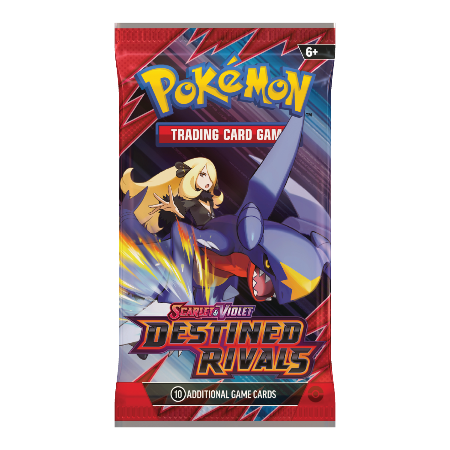 Pokémon TCG Destined Rivals Booster Pack Cynthia's Garchomp Artwork