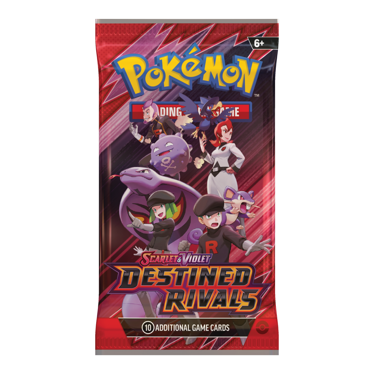 Pokémon TCG Destined Rivals Booster Pack Team Rocket Artwork