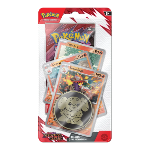 Pokémon TCG Destined Rivals Premium Checklane Blister Skeledirge