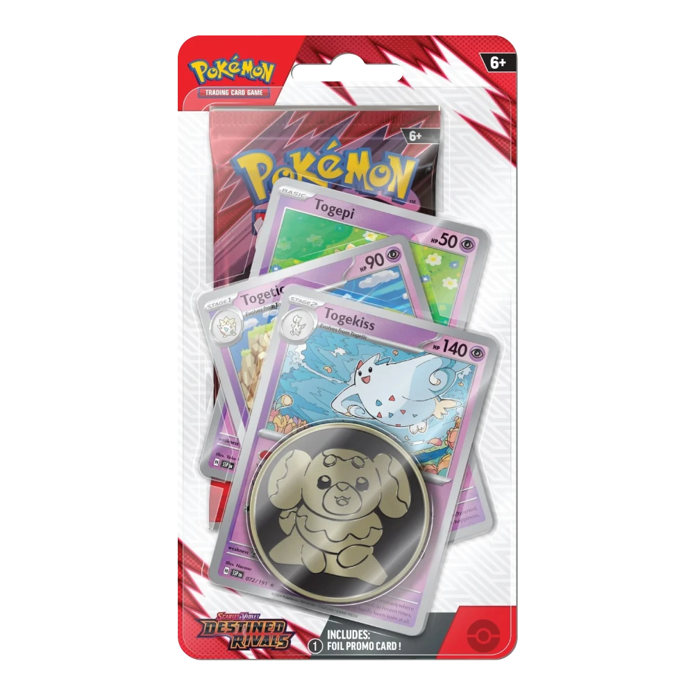 Pokémon TCG Destined Rivals Premium Checklane Blister Togekiss