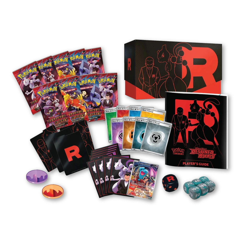 Pokémon TCG Destined Rivals Elite Trainer Box Contents