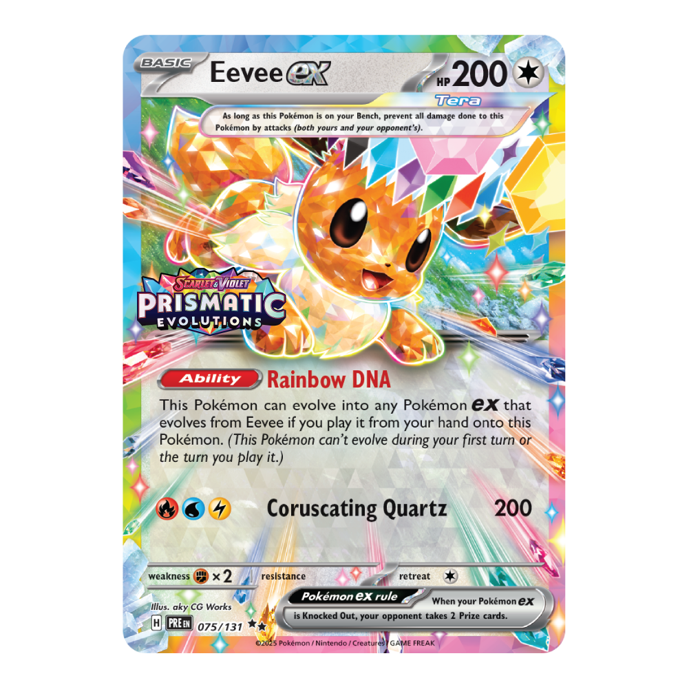 Eevee ex xPRE 075/131 (Stamped & Sealed)