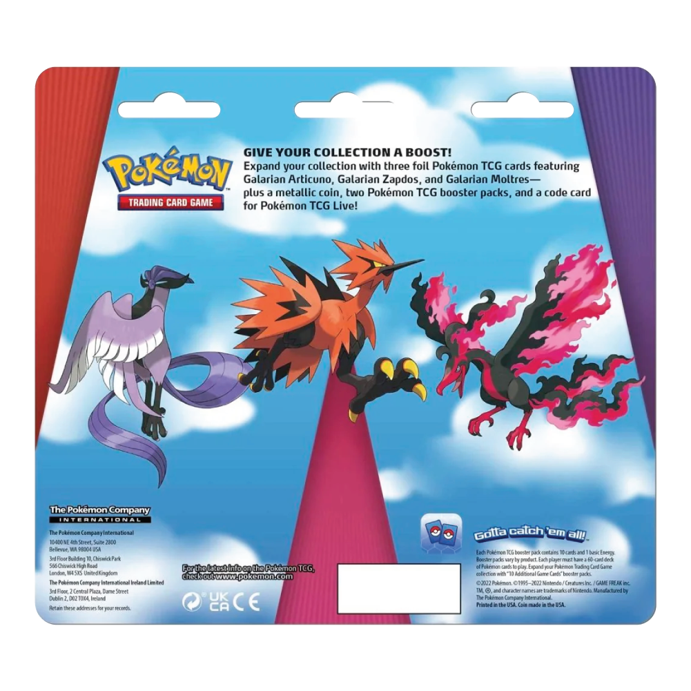 Enhanced 2-Pack Blister Galarian Birds