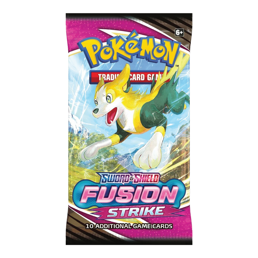 Pokémon TCG Sword & Shield Fusion Strike Booster Pack met Boltund Art