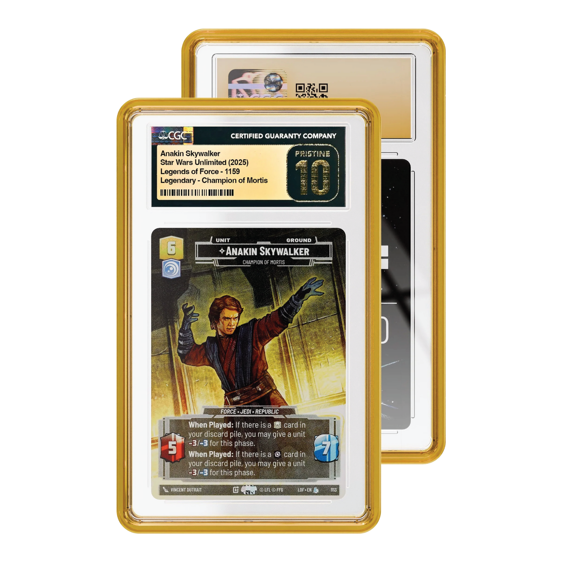 GradedGuard Jewel Case CGC Amber