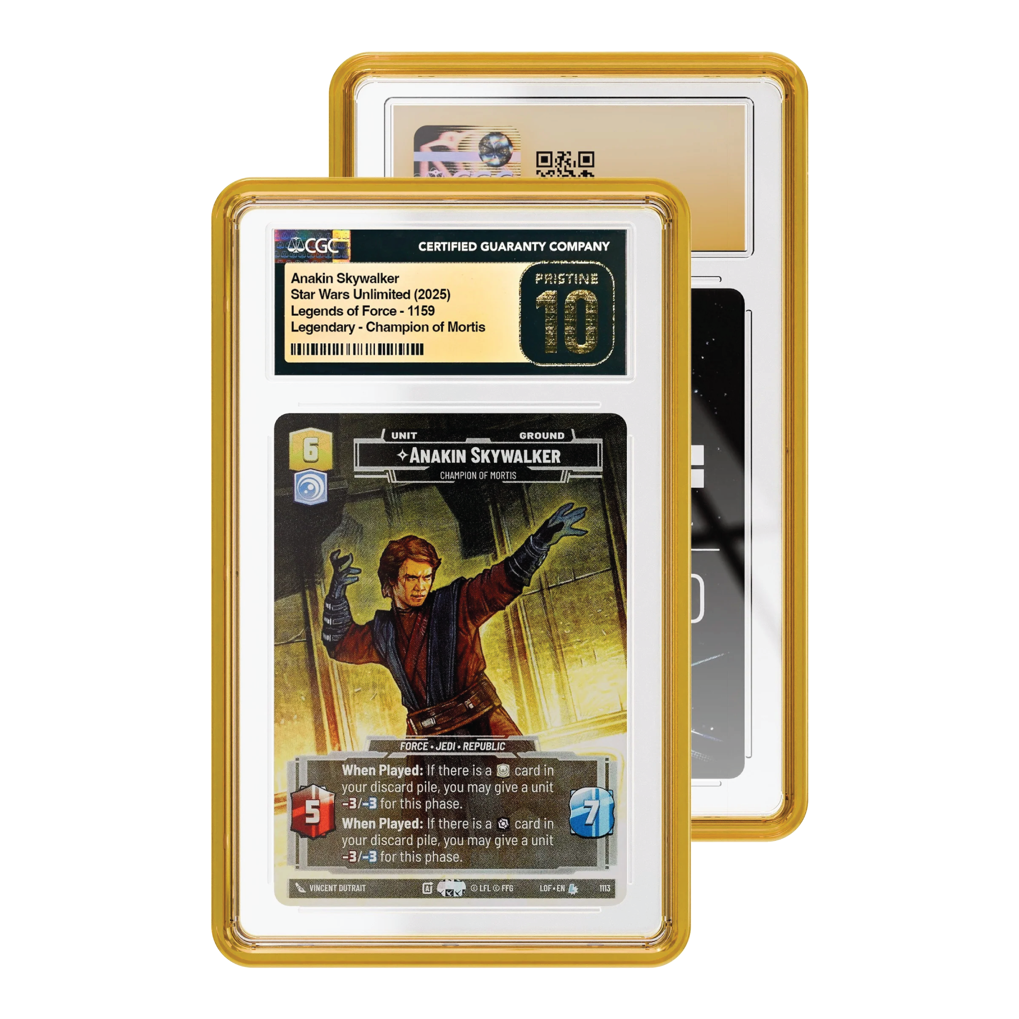 GradedGuard Jewel Case CGC Amber