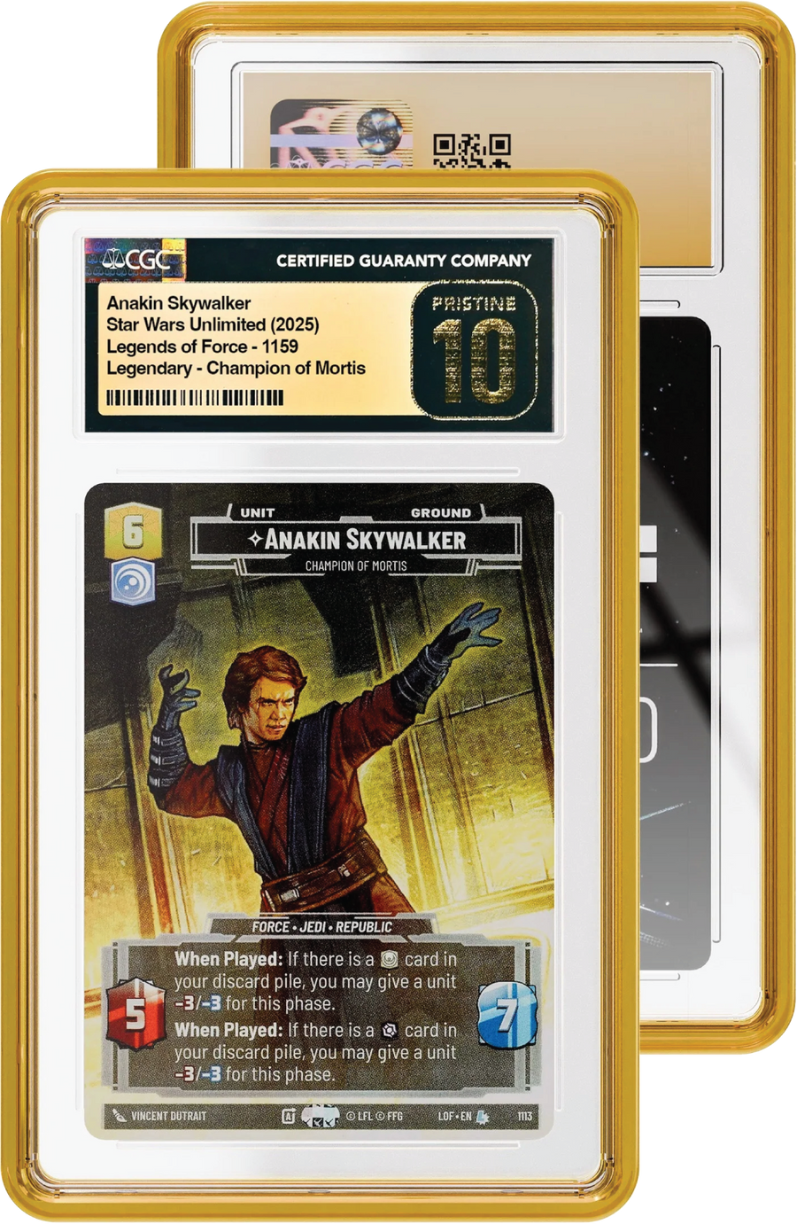 GradedGuard Jewel Case CGC Amber