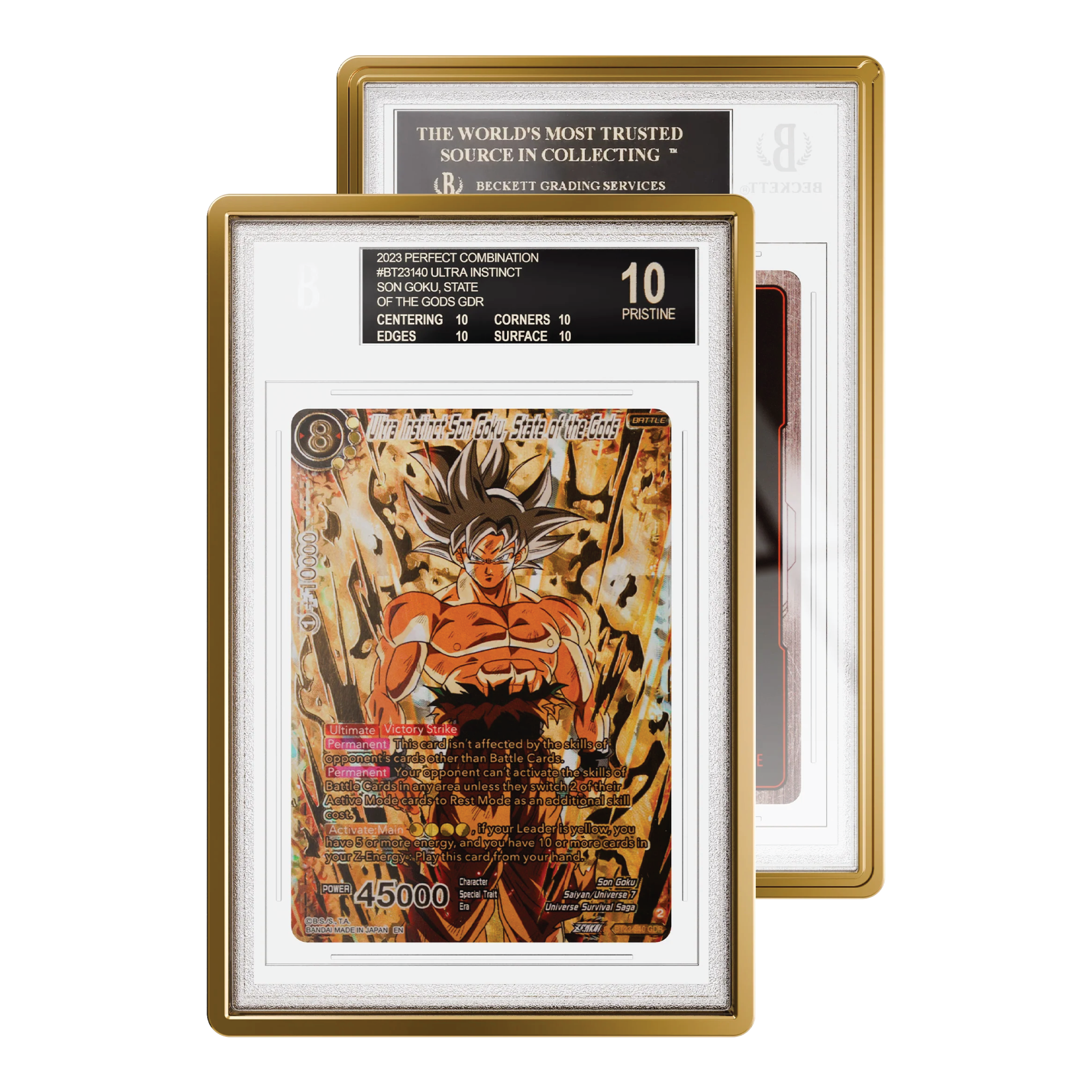 GradedGuard Metallic Case BGS Gold