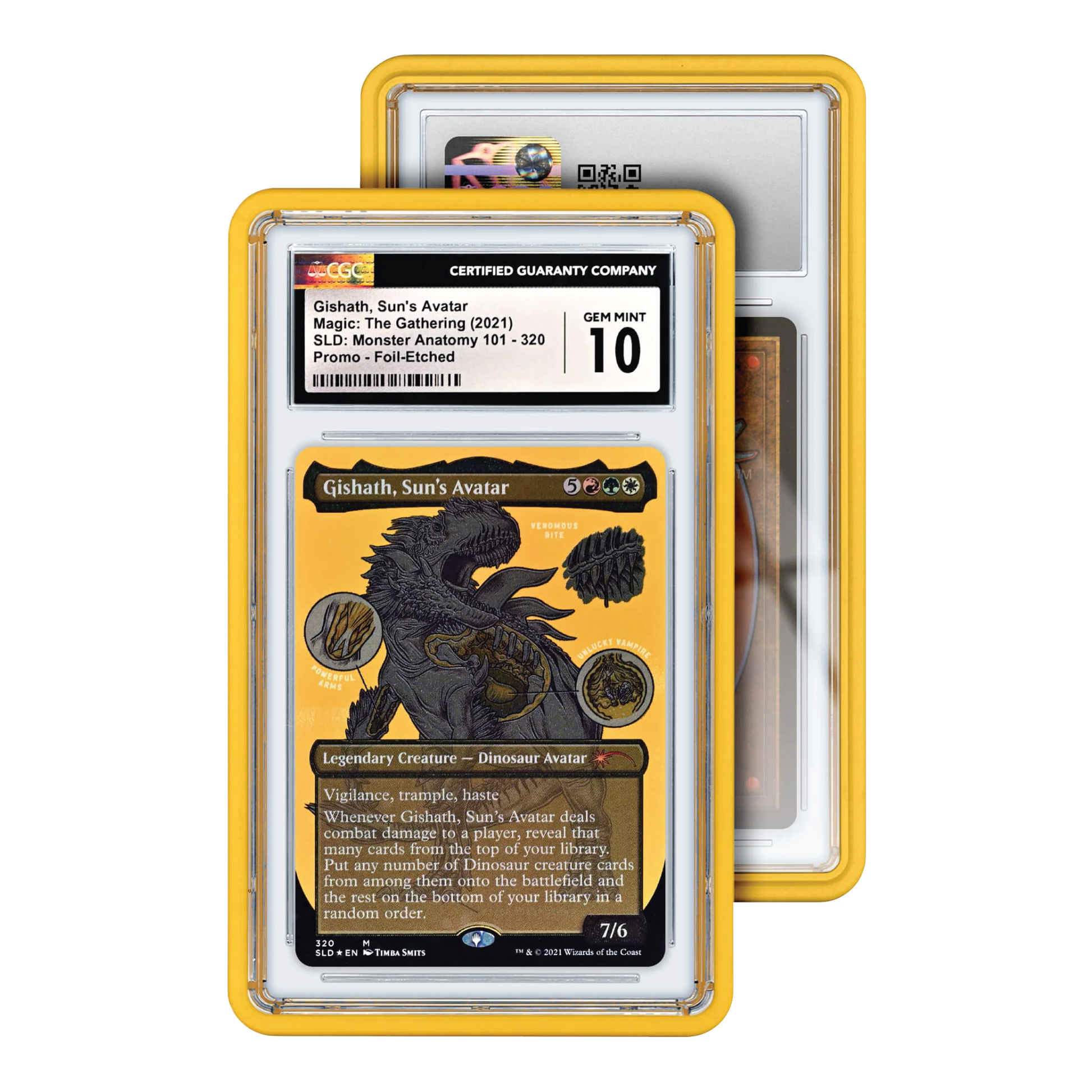 GradedGuard Standard Case CGC Yellow