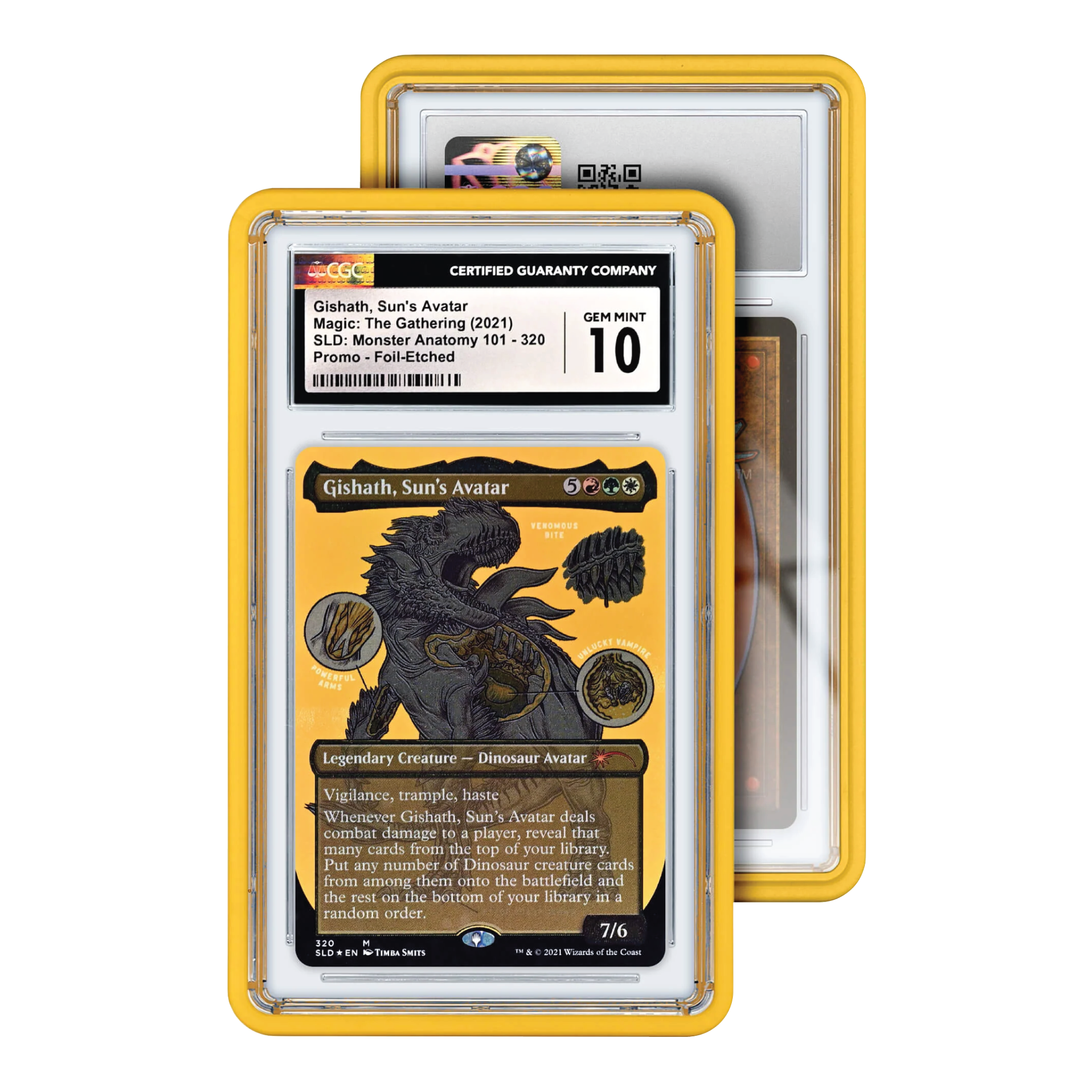 GradedGuard Standard Case CGC Yellow