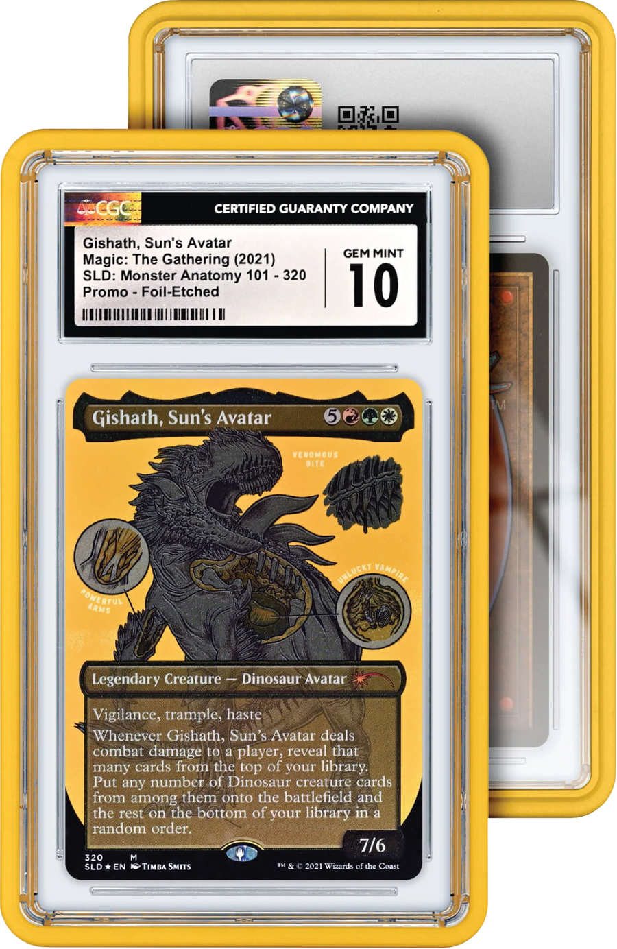 GradedGuard Standard Case CGC Yellow