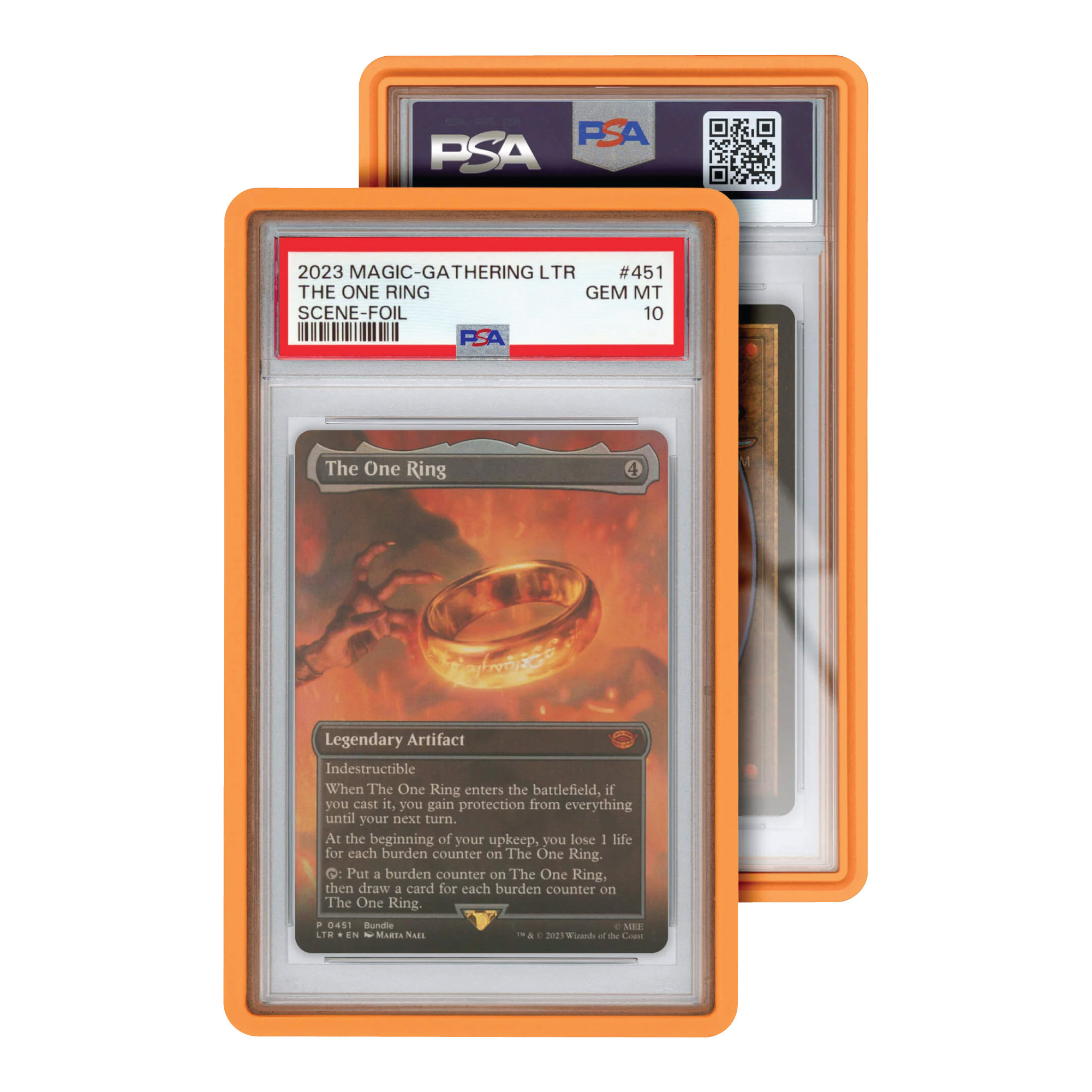 GradedGuard Standard Case PSA Orange