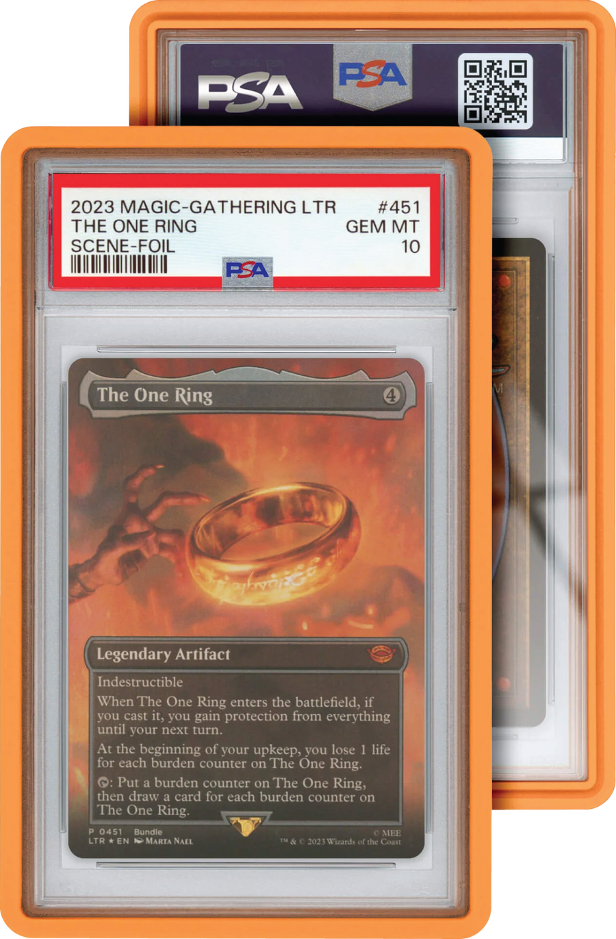 GradedGuard Standard Case PSA Orange