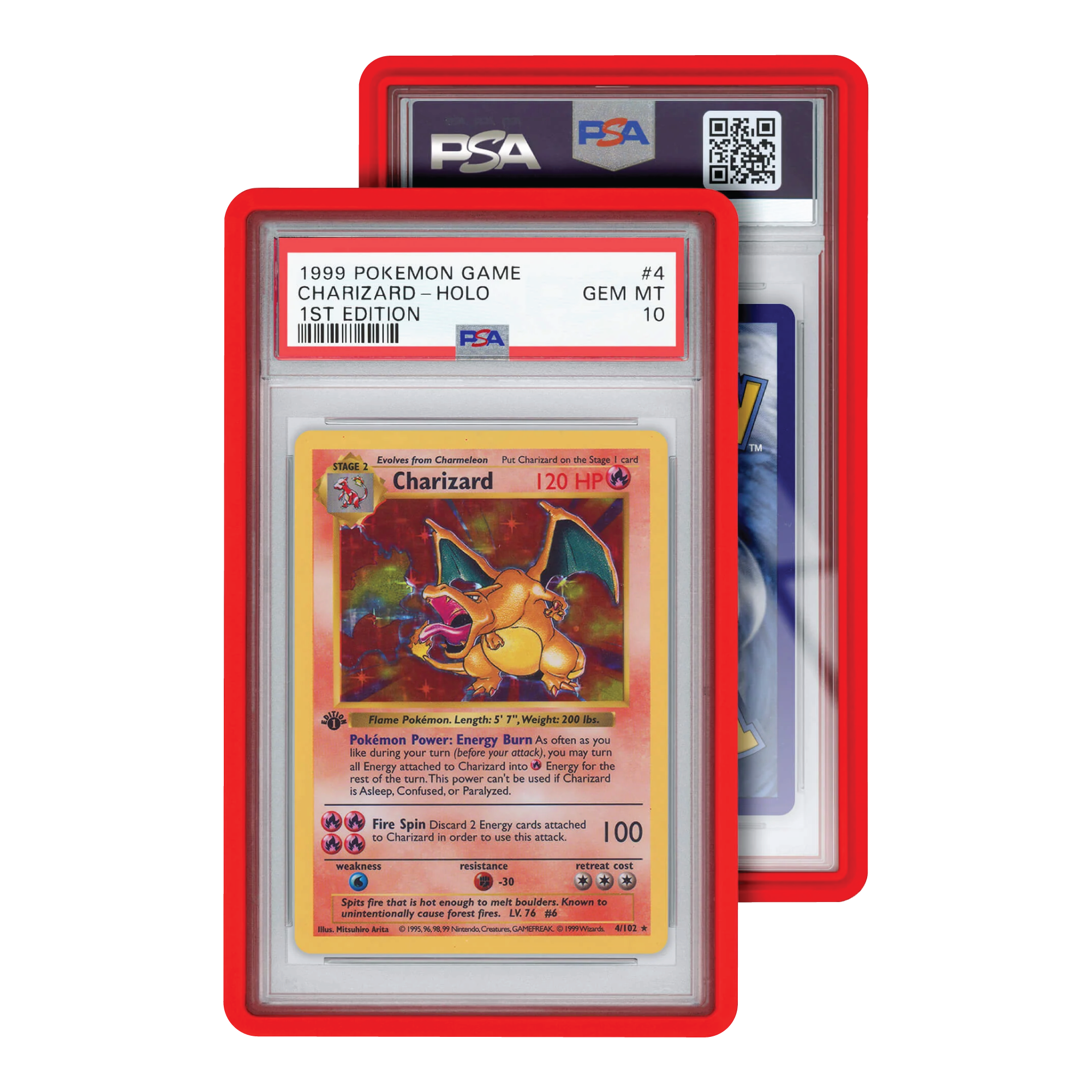 GradedGuard Standard Case PSA Red