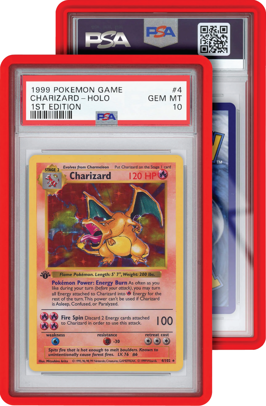 GradedGuard Standard Case PSA Red