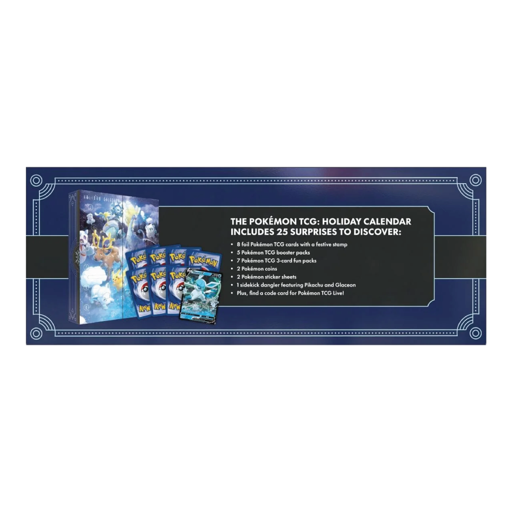 Pokémon TCG Holiday Calendar 2023 Achterkant