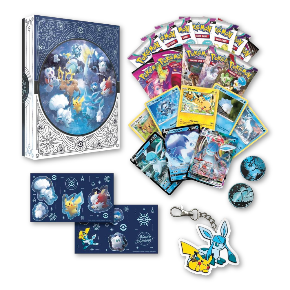 Inhoud van de Pokémon TCG Holiday Calendar 2023