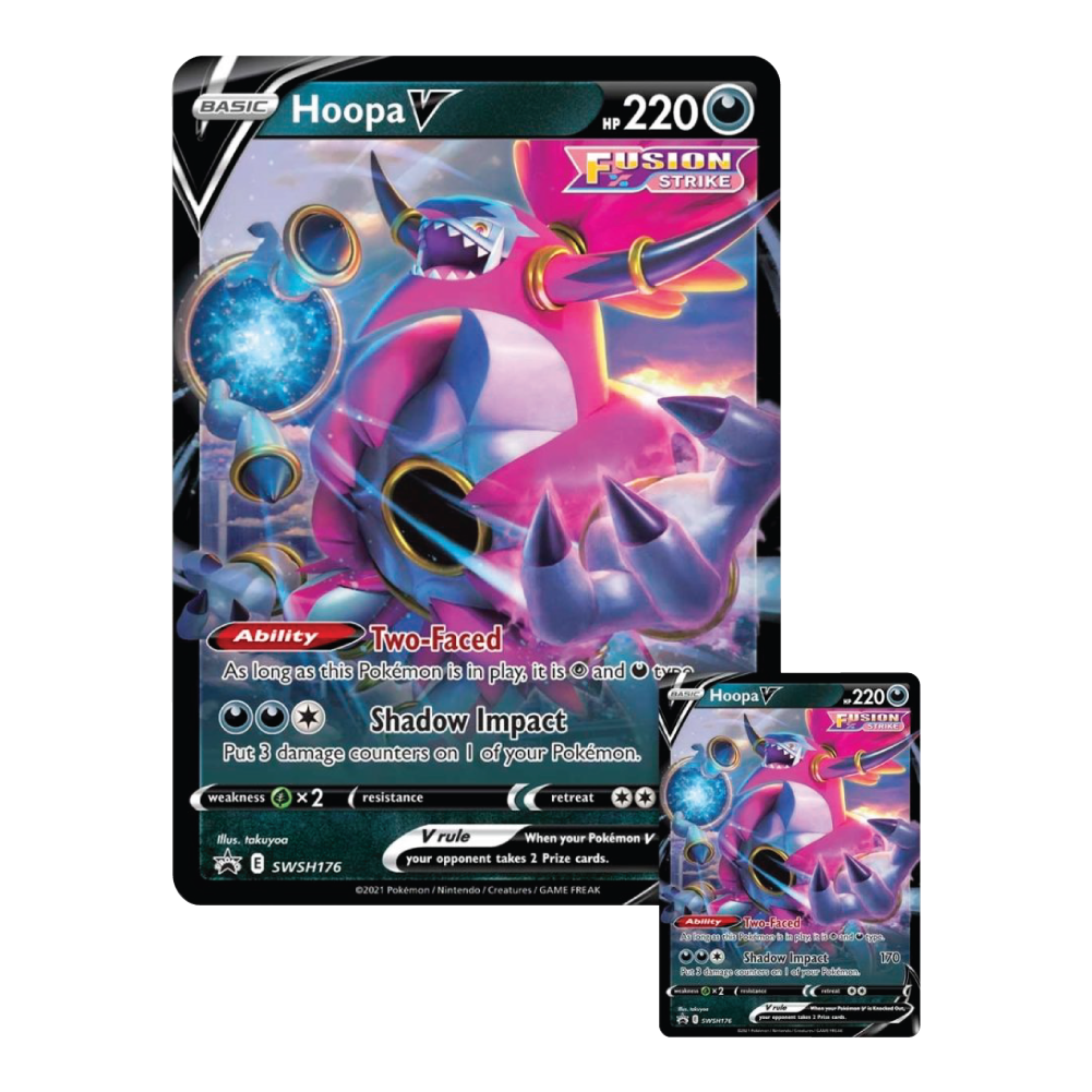 Hoopa V SWSH176 Promo en Oversized