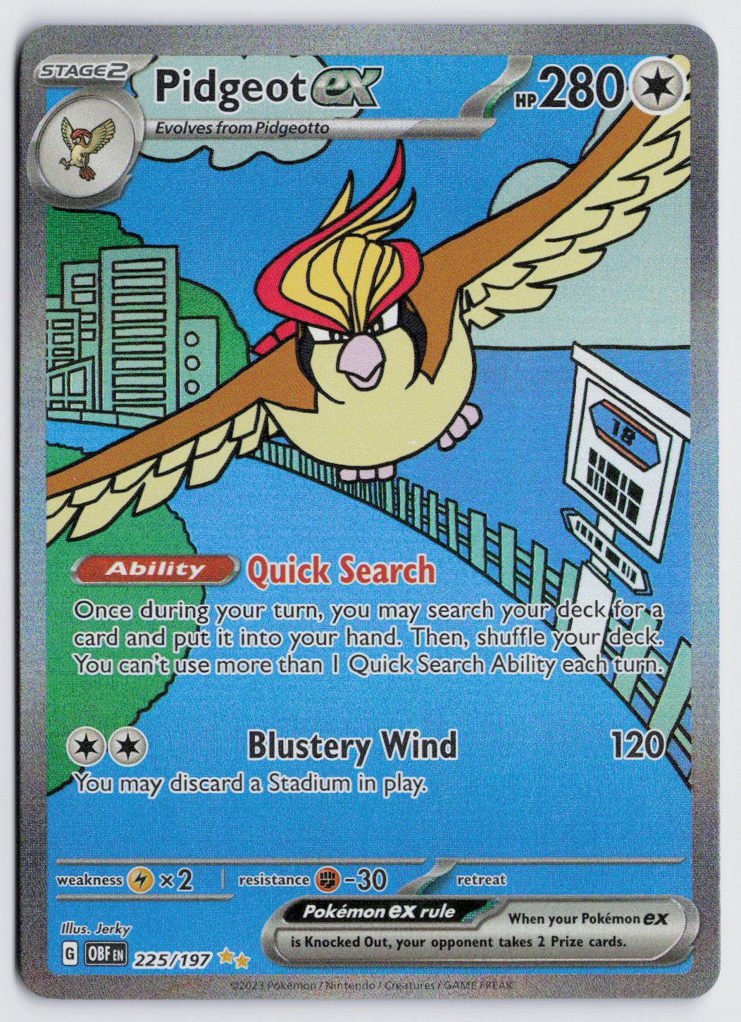 Pidgeot ex OBF 225/197