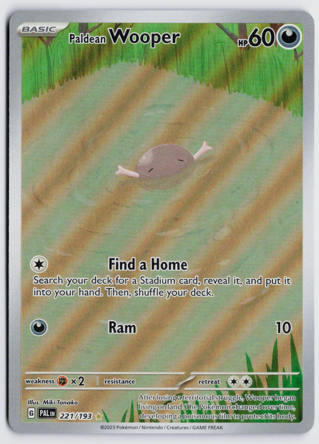 Paldean Wooper PAL 221/193