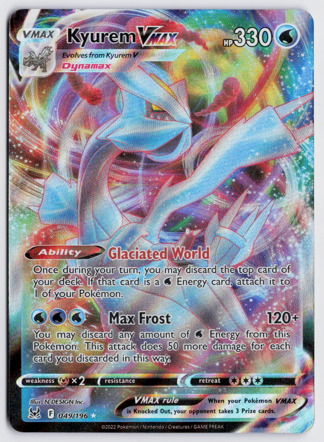 Kyurem VMAX LOR 049/196