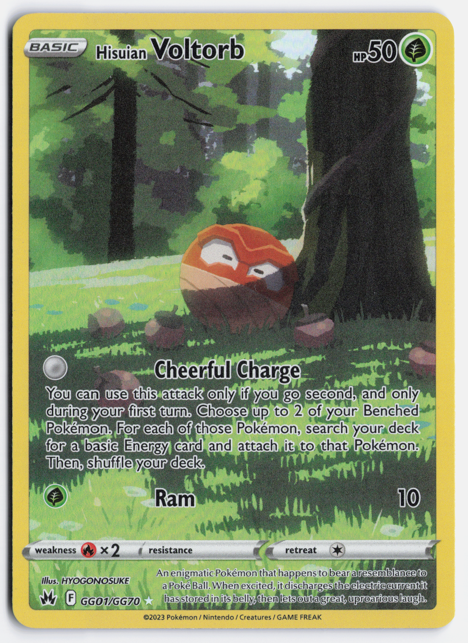 Hisuian Voltorb CRZ GG01/GG70
