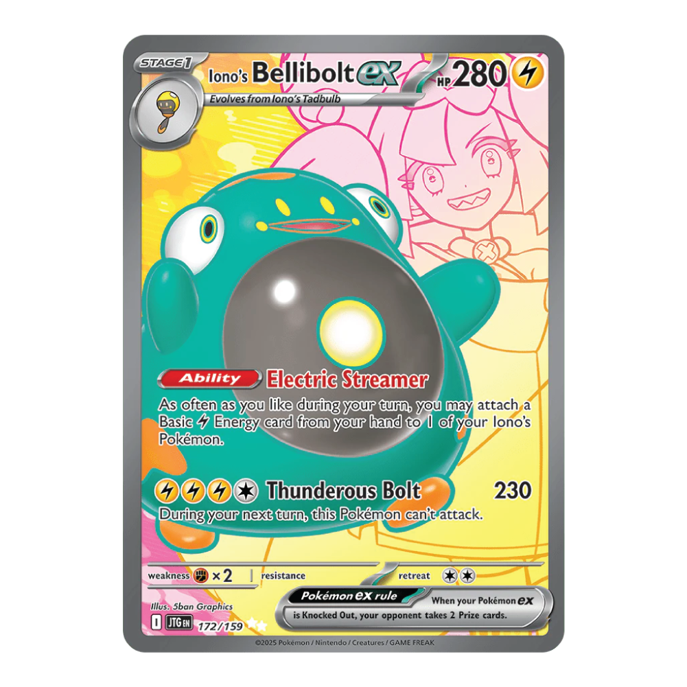 Iono's Bellibolt ex JTG 172/159