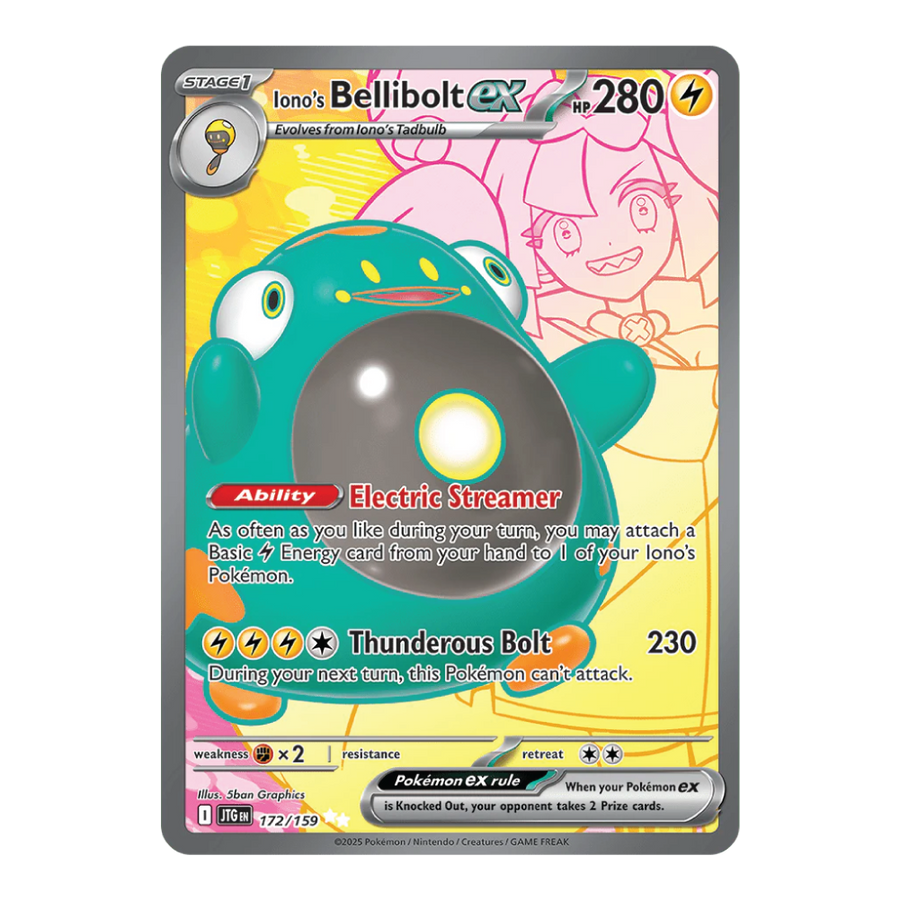 Iono's Bellibolt ex JTG 172/159