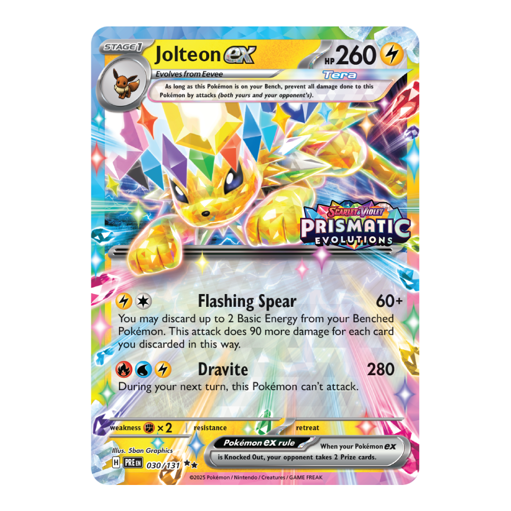 Jolteon ex xPRE 030/131 (Stamped & Sealed)
