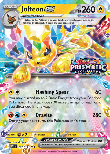 Jolteon ex xPRE 030/131