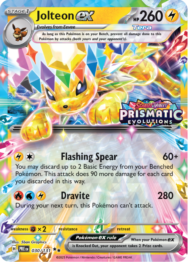 Jolteon ex xPRE 030/131