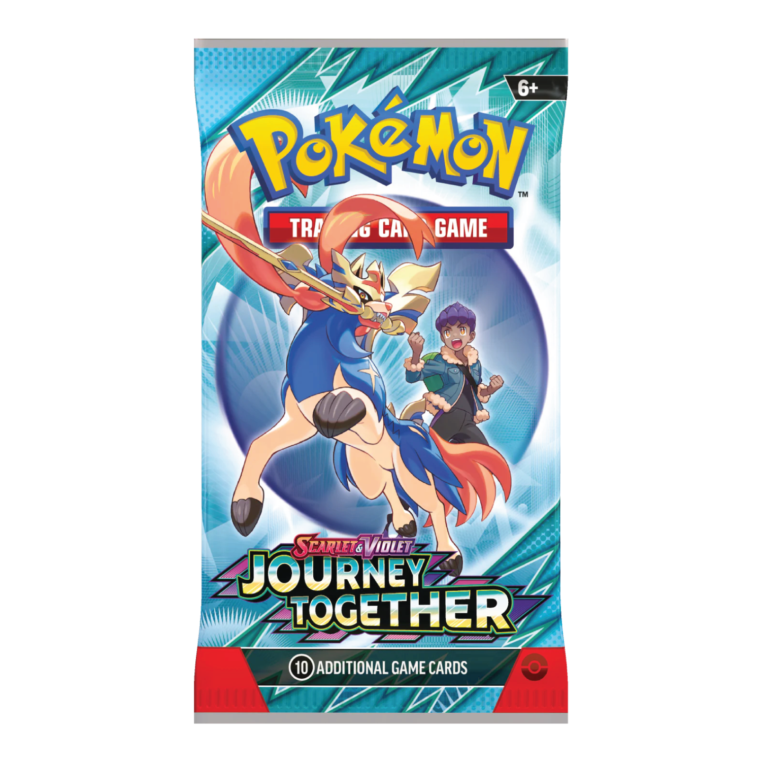 Pokémon TCG Journey Together Booster Pack met Hop's Zacian Artwork