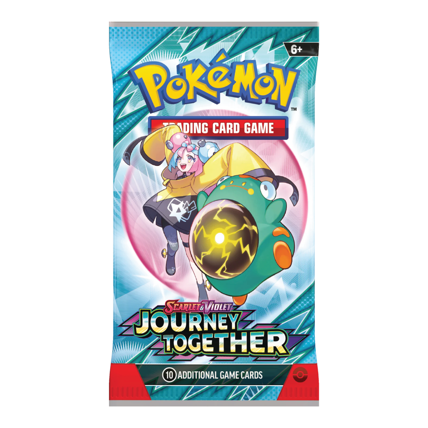 Pokémon TCG Journey Together Booster Pack met Iono's Bellibolt Artwork