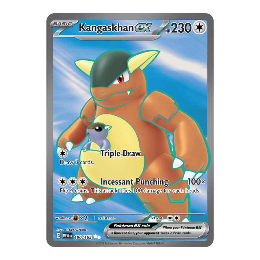 Kangaskhan ex MEW 190/165