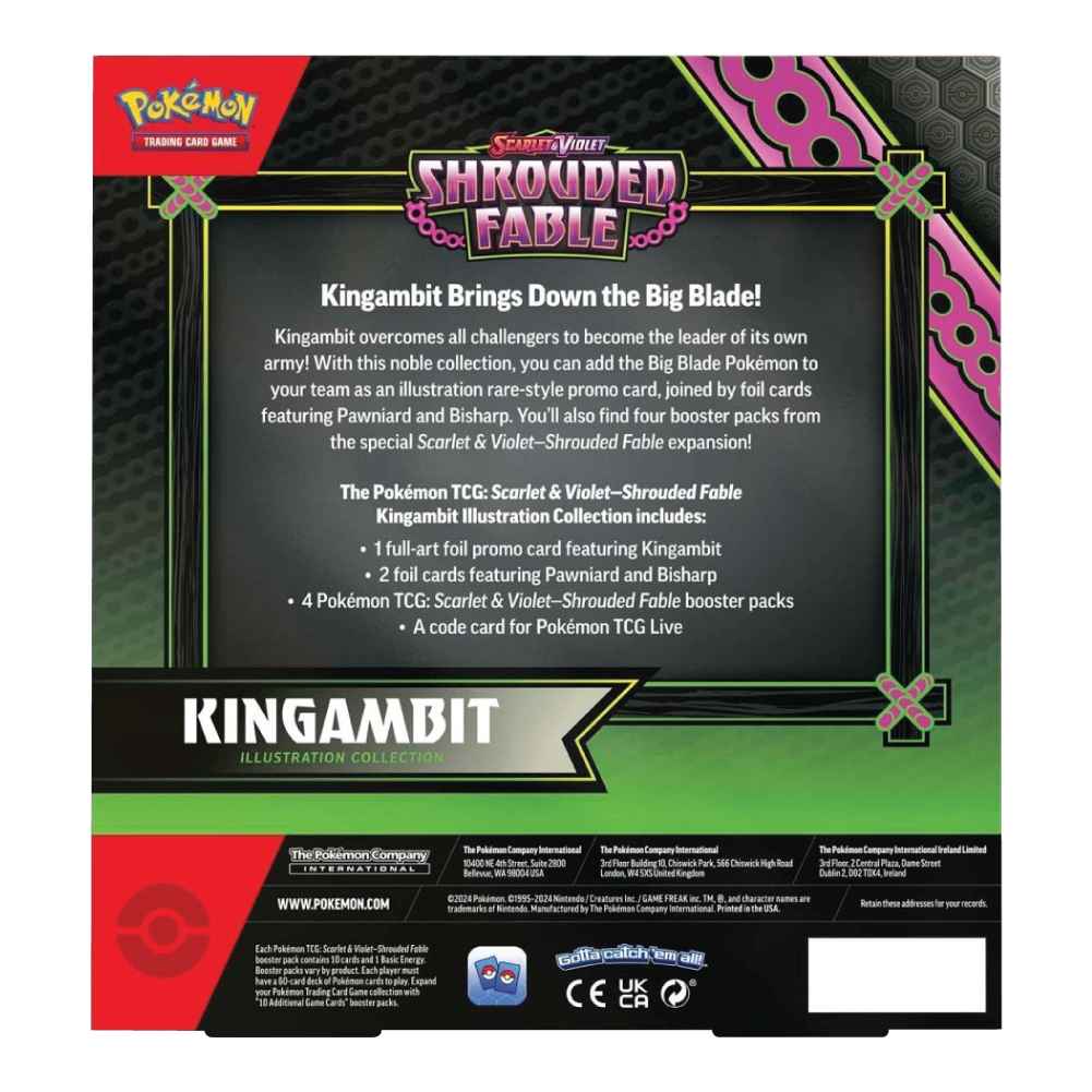 Shrouded Fable Kingambit Illustration Collection Achterkant