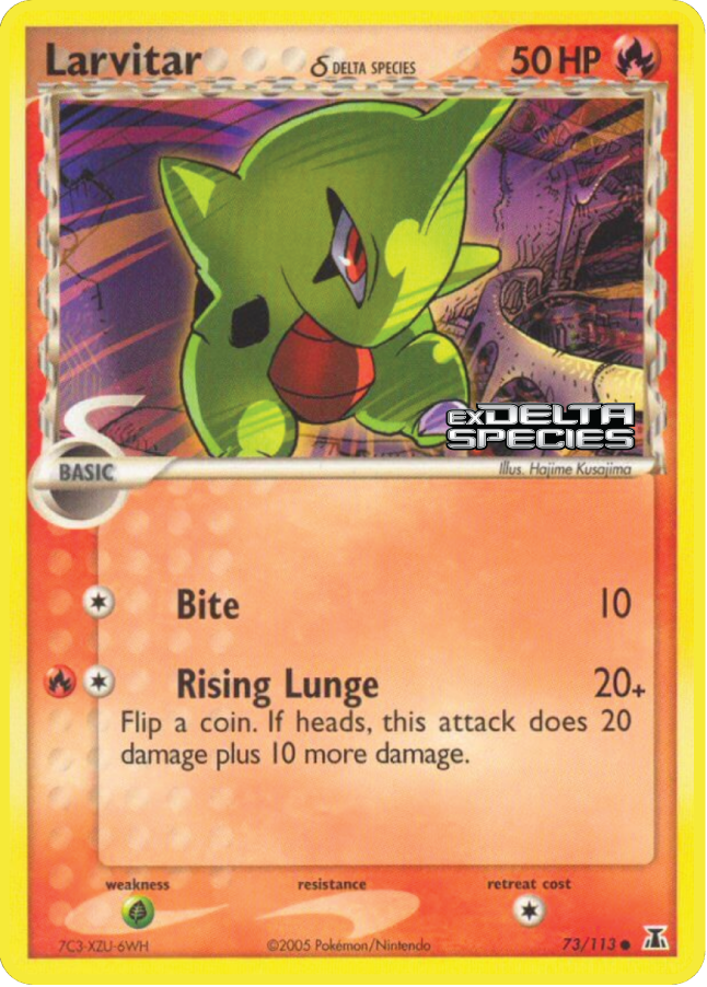 Larvitar δ Delta Species DS 73/113