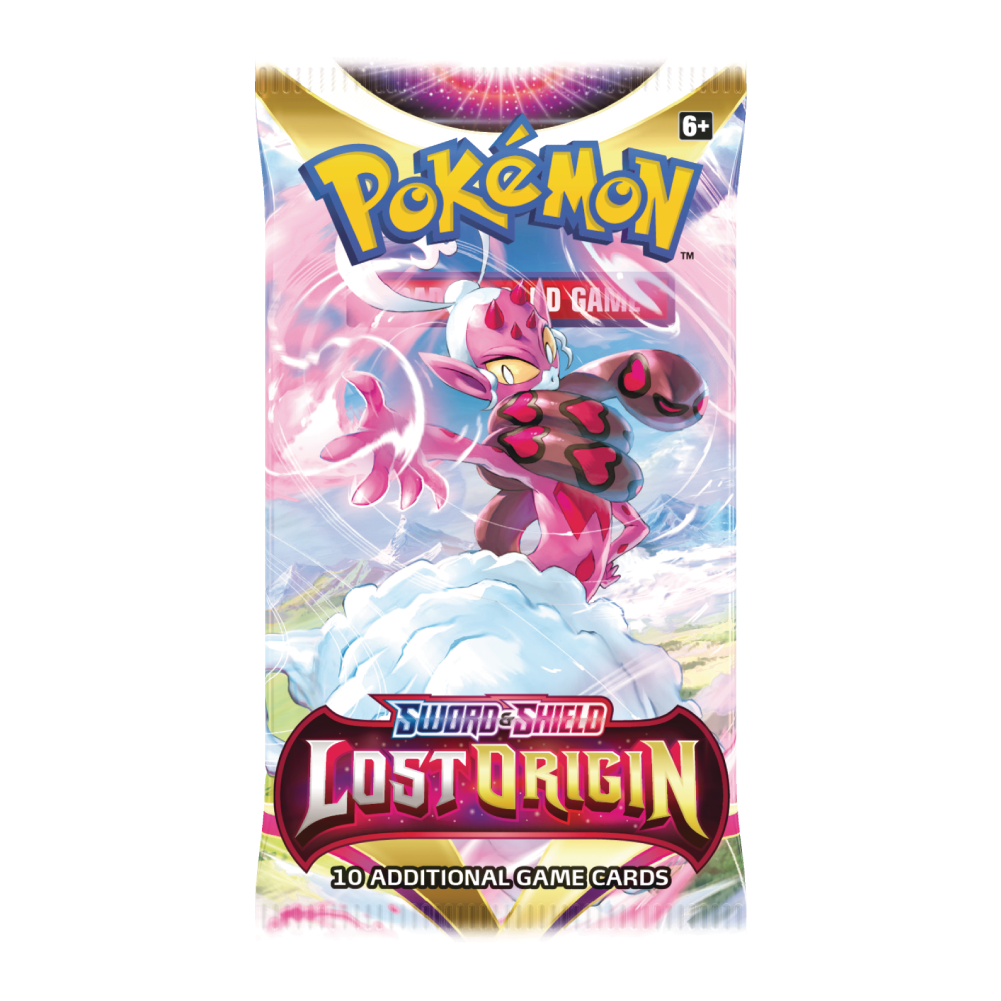 Pokémon TCG Sword & Shield Lost Origin Booster Pack met Enamorus Art