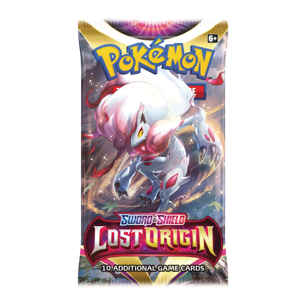 Pokémon TCG Sword & Shield Lost Origin Booster Pack met Hisuian Zoroark Art