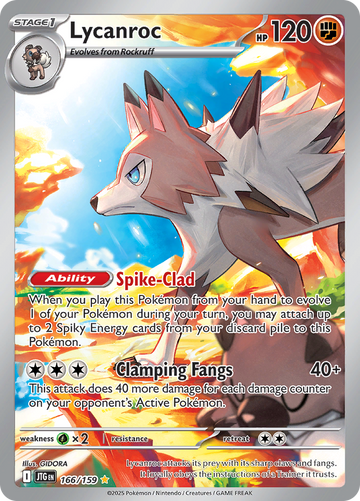 Lycanroc JTG 166/159