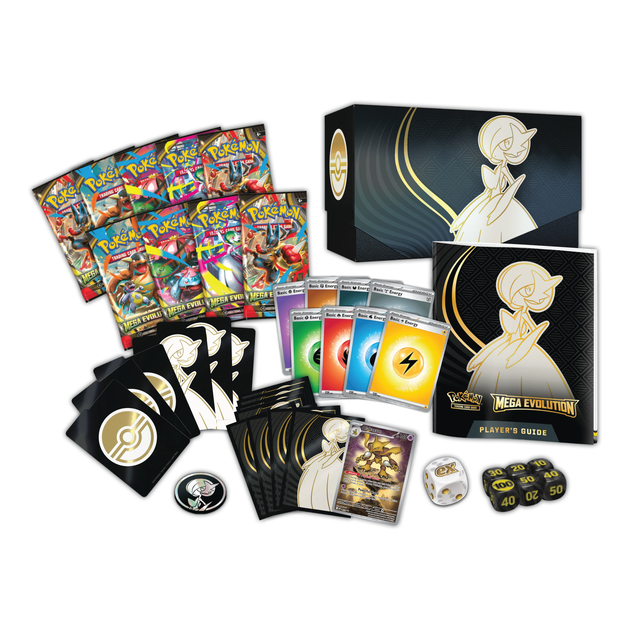 Inhoud van de Mega Evolution ETB – Gardevoir 