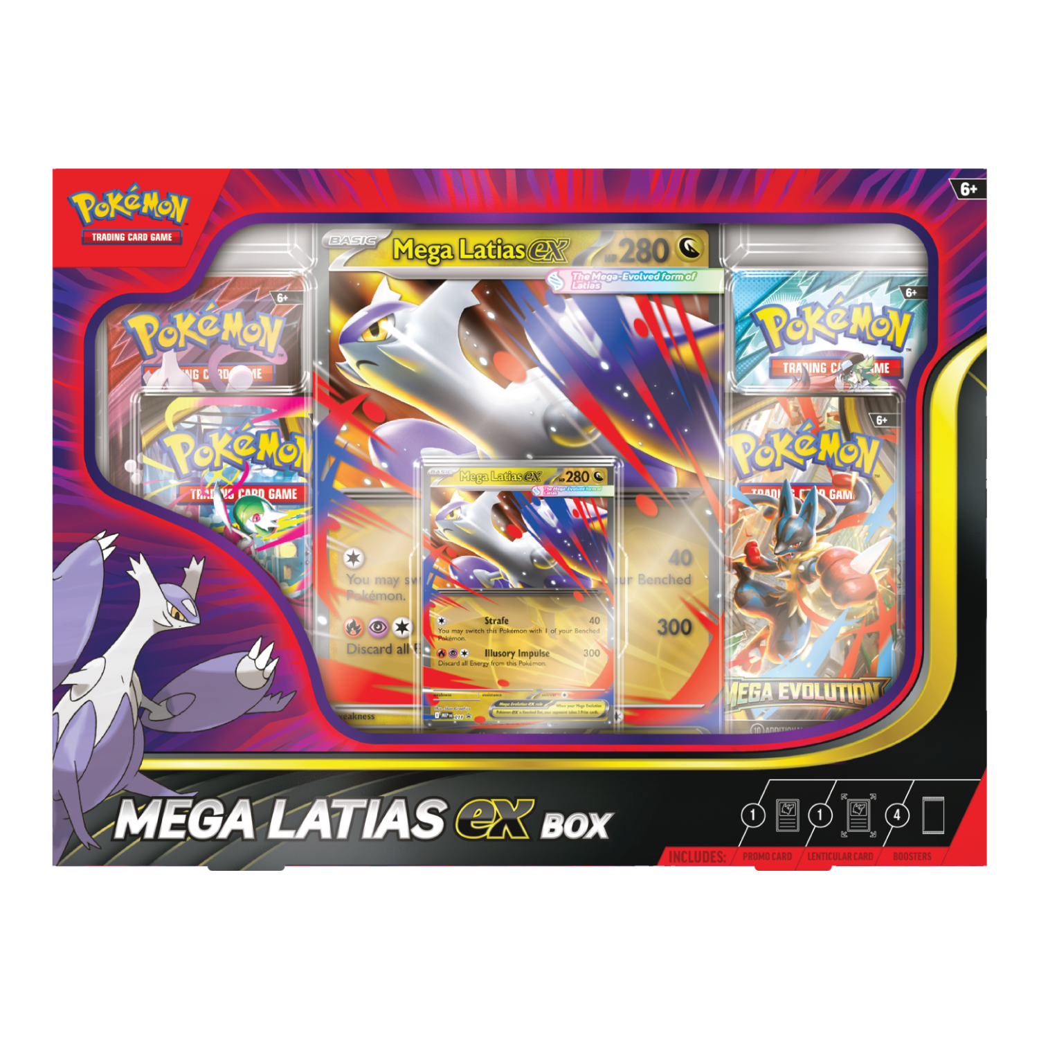 Voorkant van de Mega Latias ex Box