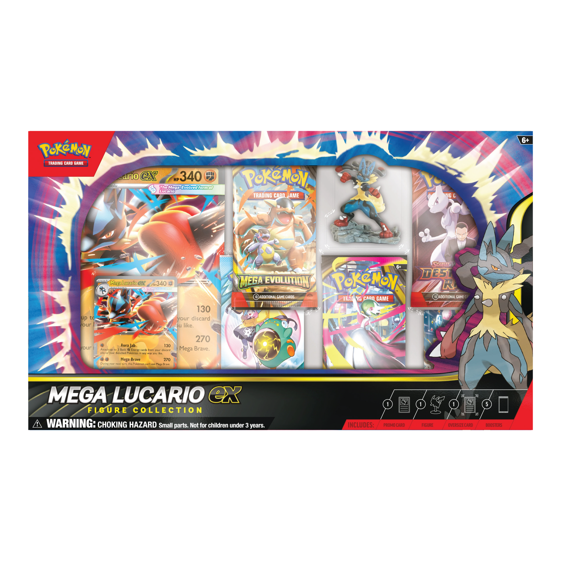 Voorkant van Mega Lucario ex Premium Figure Collection