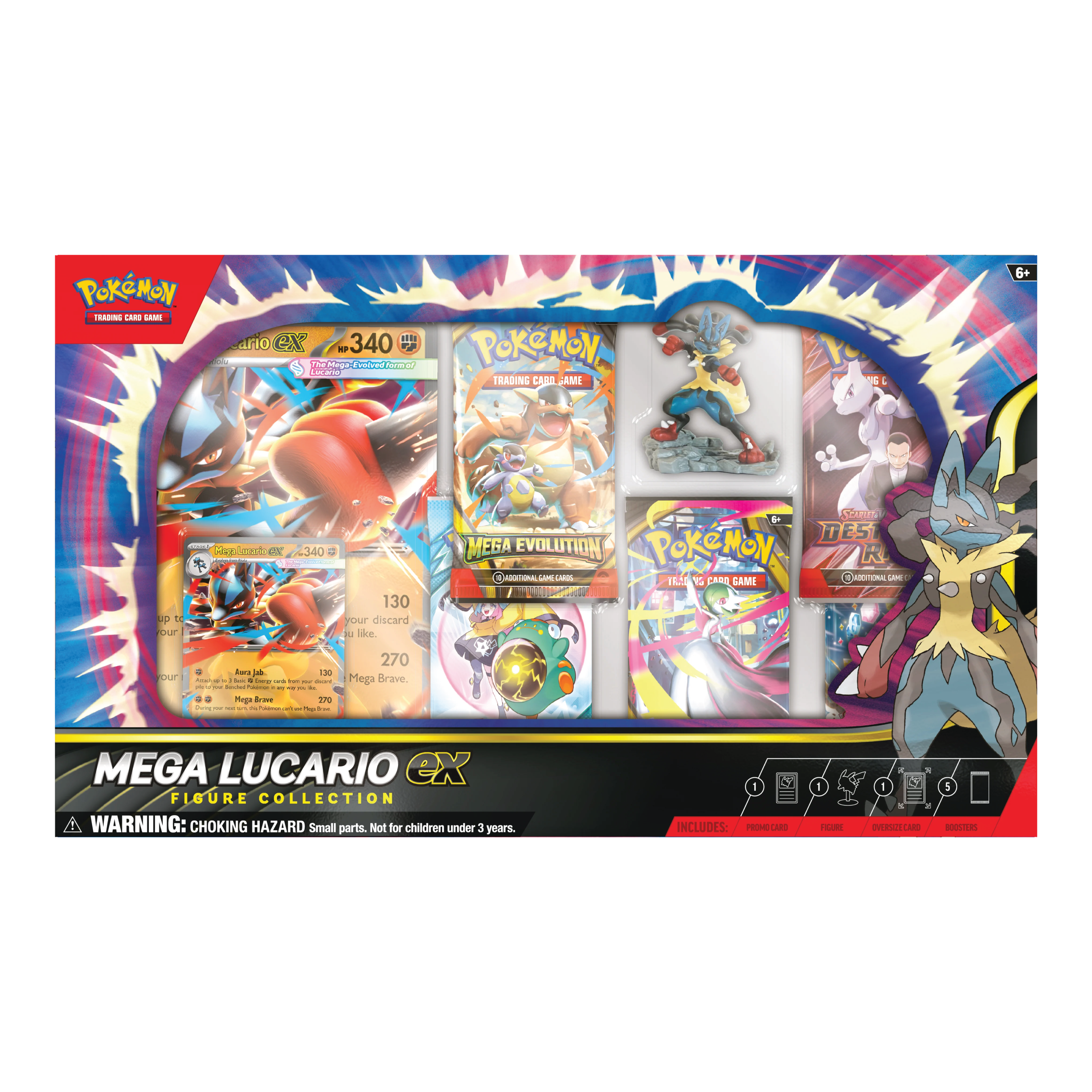 Voorkant van Mega Lucario ex Premium Figure Collection