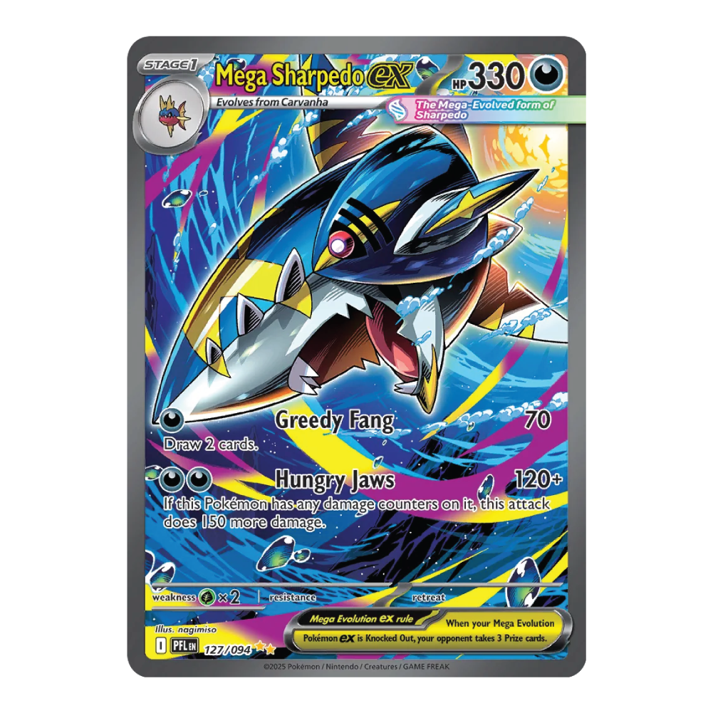 Mega Sharpedo ex PFL 127/094