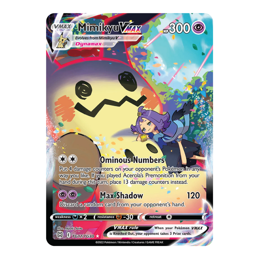 Mimikyu VMAX BRS TG17/TG30