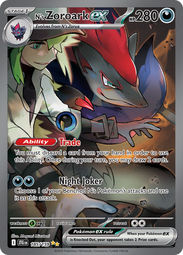 N's Zoroark JTG 185/159