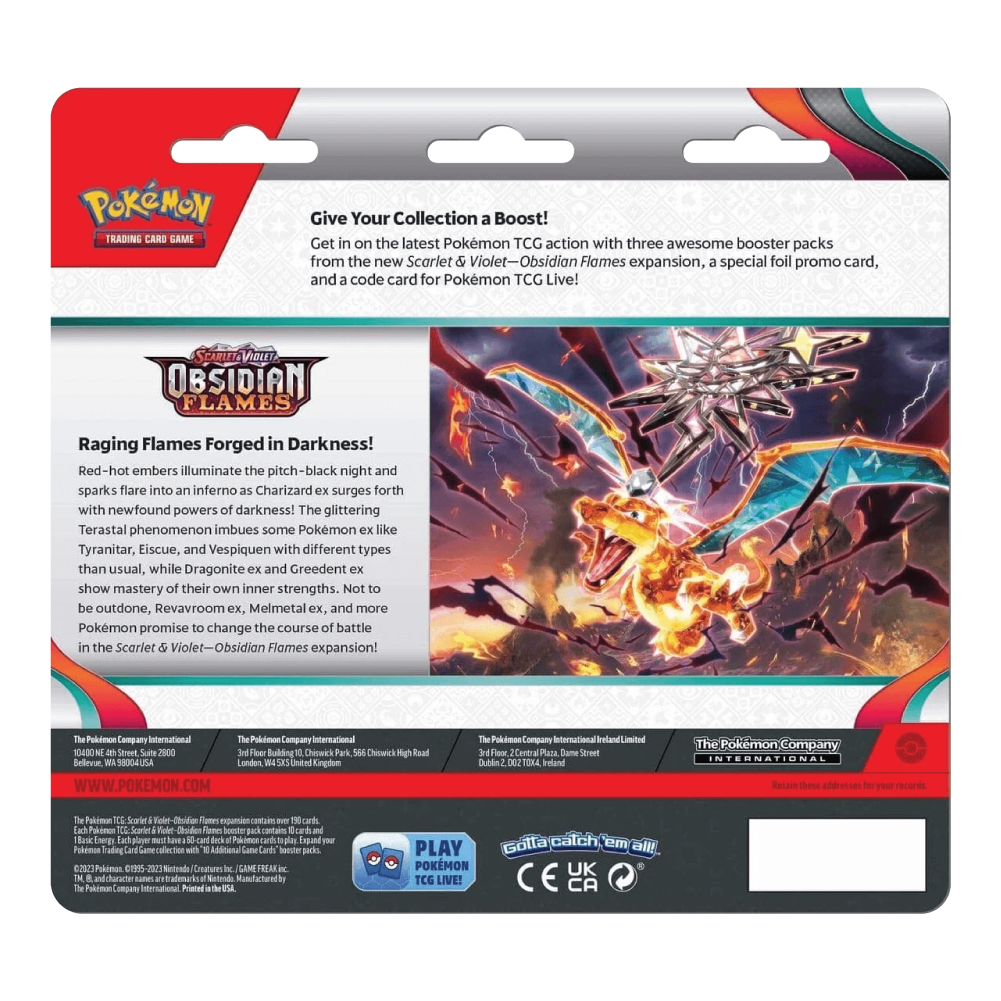 Achterkant van Obsidian Flames 3-Pack Blister