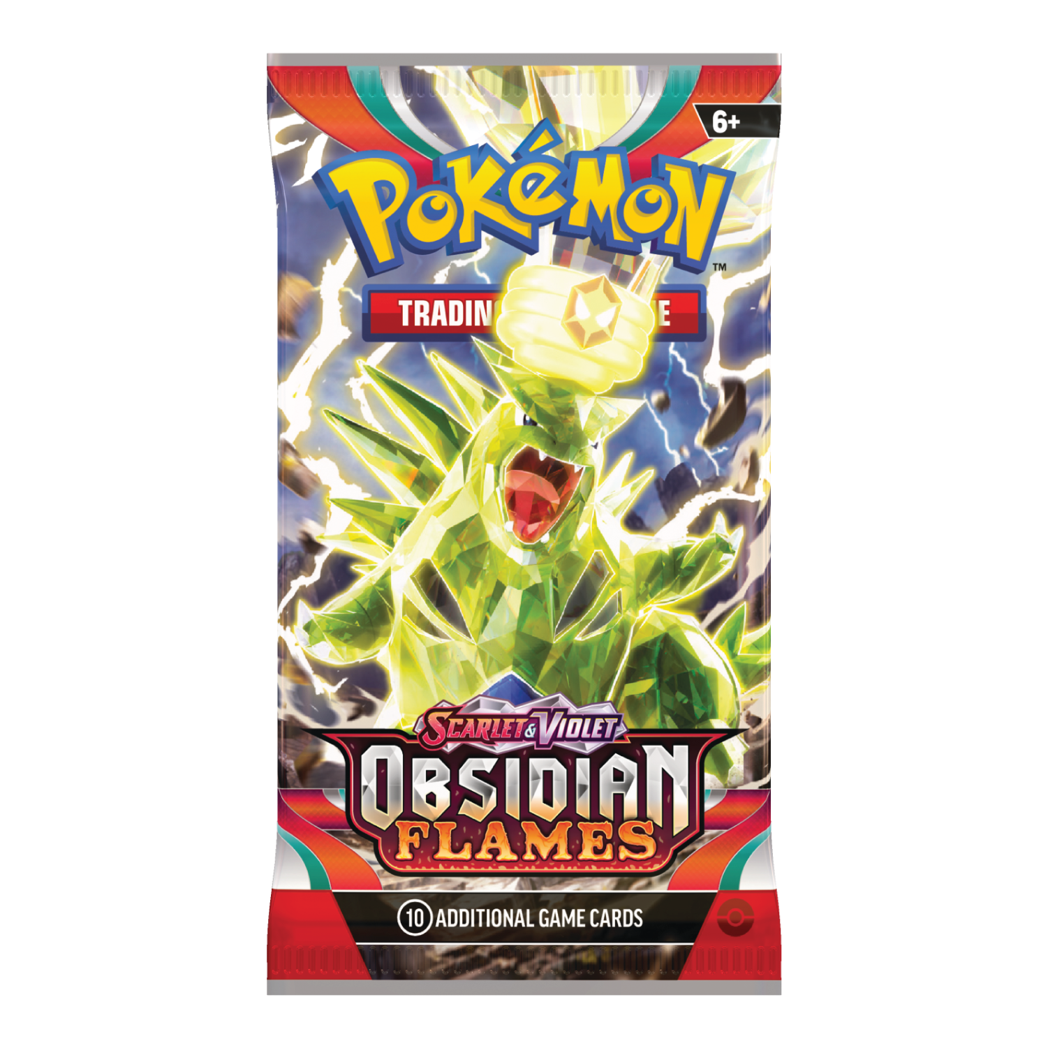 Pokémon TCG Obsidian Flames Booster Pack Tyranitar Artwork